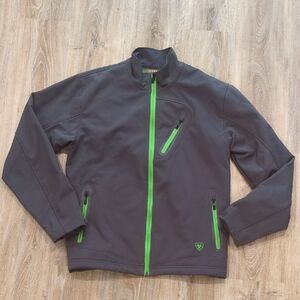 Ariat Gray and Green 💚🩶 Jacket Men's M